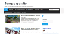 Desktop Screenshot of banquegratuite.com