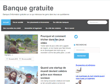 Tablet Screenshot of banquegratuite.com